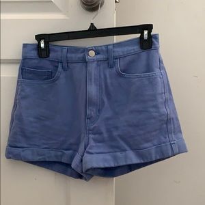 American apparel hi-rise cuffed short